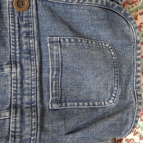 JM Collection Petite Cotton Jean Jacket, Size 12P - Picture 6 of 8